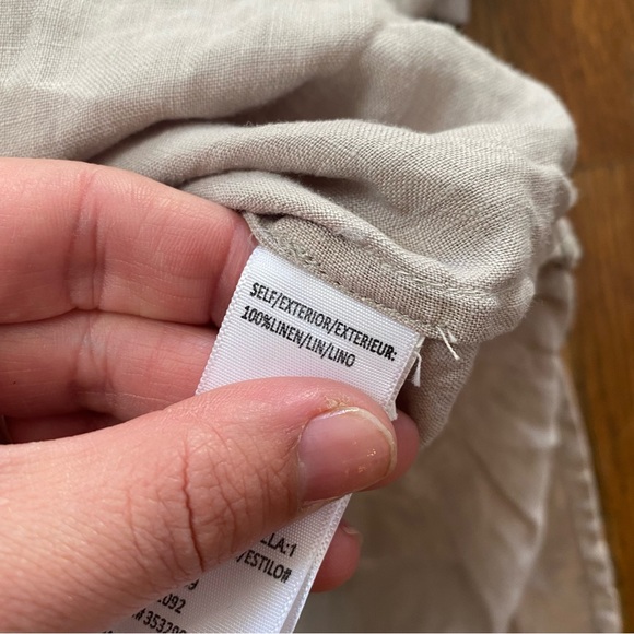 James Perse Linen Shirt Dress - Picture 7 of 8